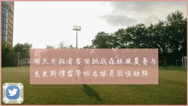 明天开拓者客场挑战森林狼夏普与克里斯穆雷等四名球员因伤缺阵